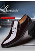 Men Patent Leather Casual Loafers Slip On Shoes for Business and Party